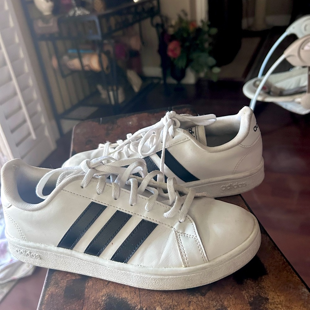 Women’s Adidas Black and White Shoes
